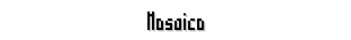 Mosaico font