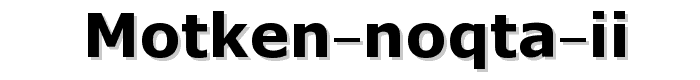 Motken%20noqta%20ii font