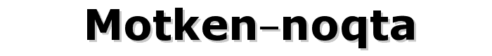 Motken%20noqta font