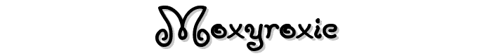 MoxyRoxie font