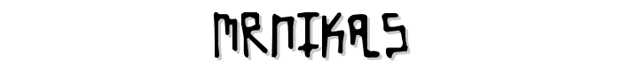 Mrnikas font