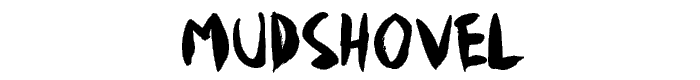 Mudshovel font