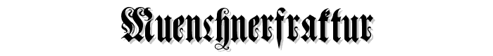 MuenchnerFraktur font