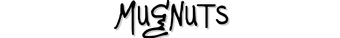 Mugnuts font