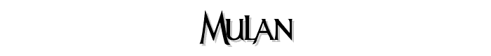 Mulan font