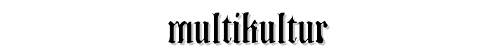 Multikultur font