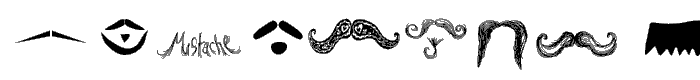 Mustache%20Gallery font