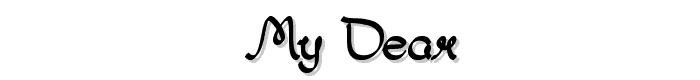 My%20Dear font