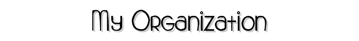 My%20Organization font