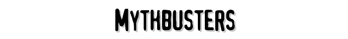 MythBusters font