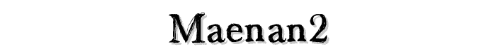 maenan2 font