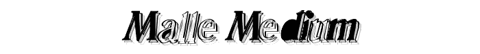 malle%20Medium font