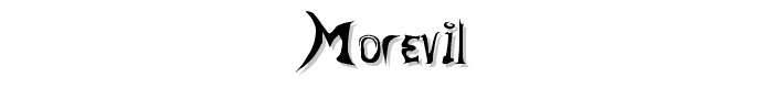 morevil font