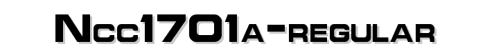 NCC1701A Regular font