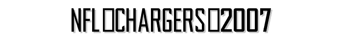 NFL%20Chargers%202007 font