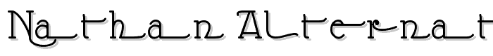 Nathan%20Alternates%20Semi-expanded%20Regular font