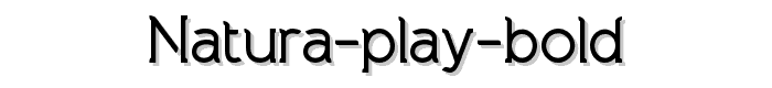 Natura Play Bold font