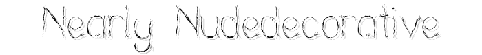 Nearly%20NudeDecorative font