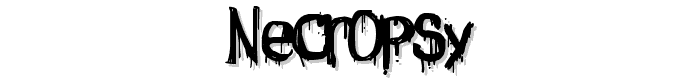 Necropsy font