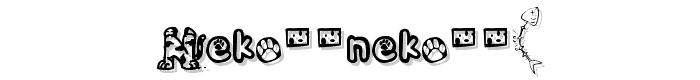 Neko%20Neko%20%28 font