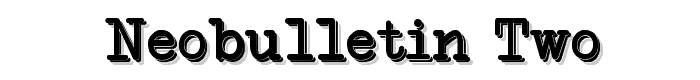 NeoBulletin%20Two font