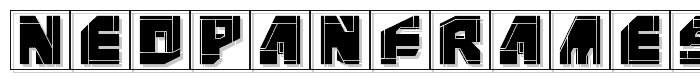 NeoPanFrames font