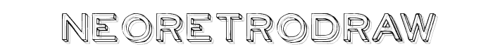 NeoRetroDraw font