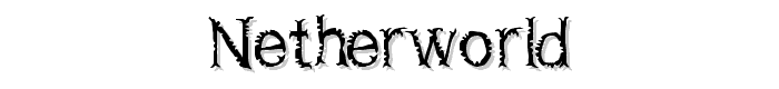 Netherworld font