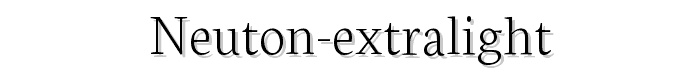 Neuton%20Extralight font