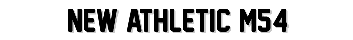New Athletic M54 font