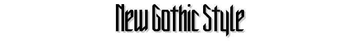 New%20Gothic%20Style font