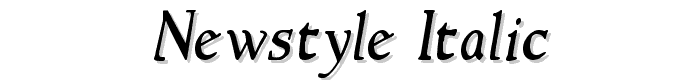 NewStyle%20Italic font