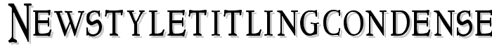 NewStyleTitlingCondensed font