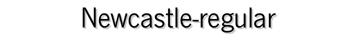 Newcastle-Regular font