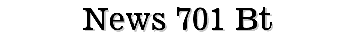 News%20701%20BT font