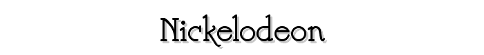 Nickelodeon font