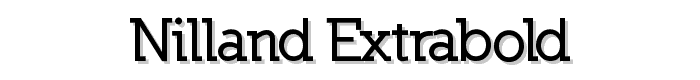 Nilland-ExtraBold font