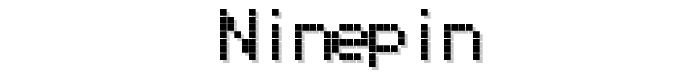 NinePin font
