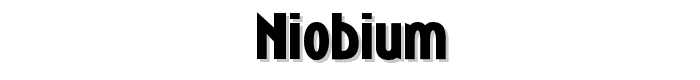 Niobium font