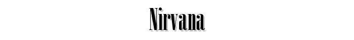 Nirvana font