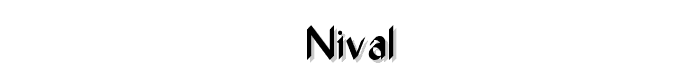 Nival font