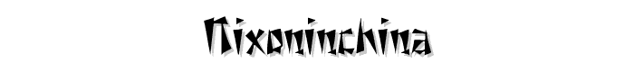 NixonInChina font