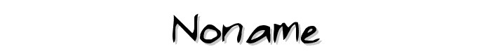 NoName font