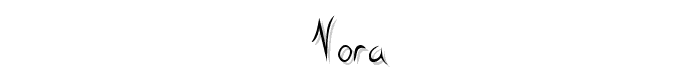 Nora font