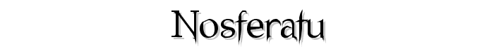 Nosferatu font