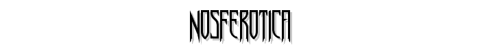 Nosferotica font