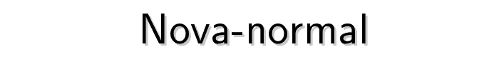 Nova%20Normal font