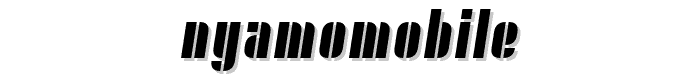 Nyamomobile font