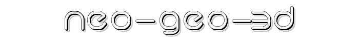 neo%20geo%203D font