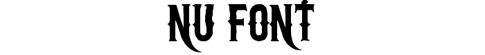 nu font